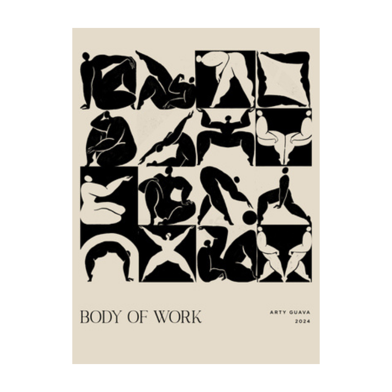 Body of Work (Noir) Art Print