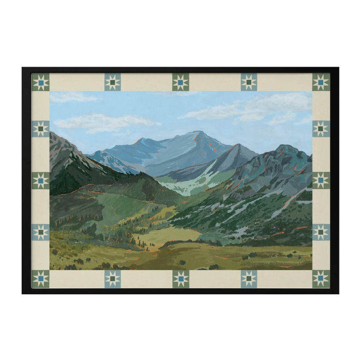 Cuadro "Scenic Alpine Valley"