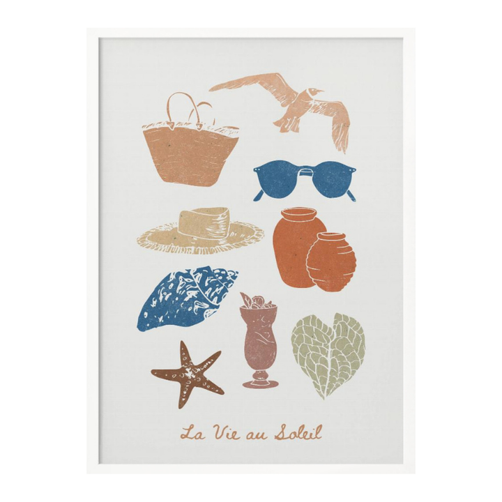 Cuadro "Coastal Summer Essentials"