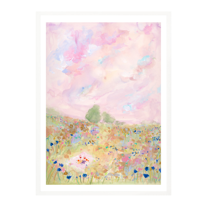 Cuadro "Pastel Meadow Bliss"