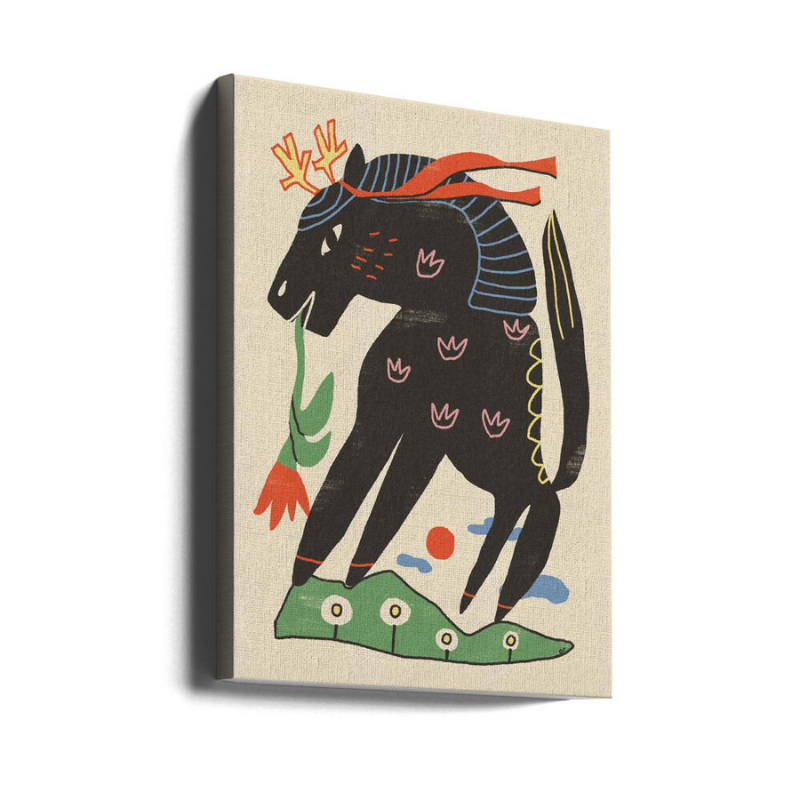Cuadro "Mythical Horse with Flower"