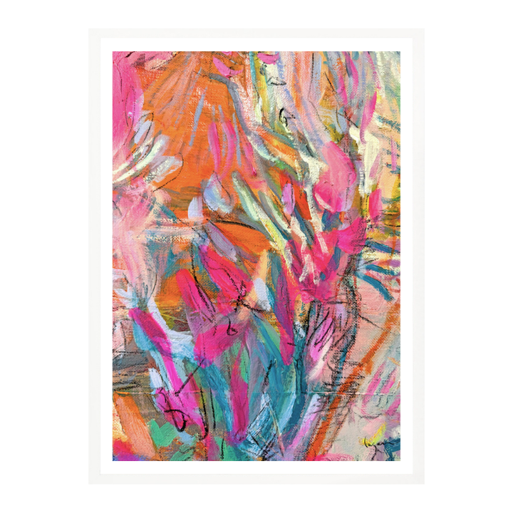 Cuadro "Pink abstract petals"