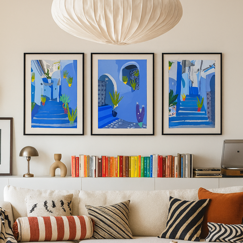 Cuadro "Blue city"