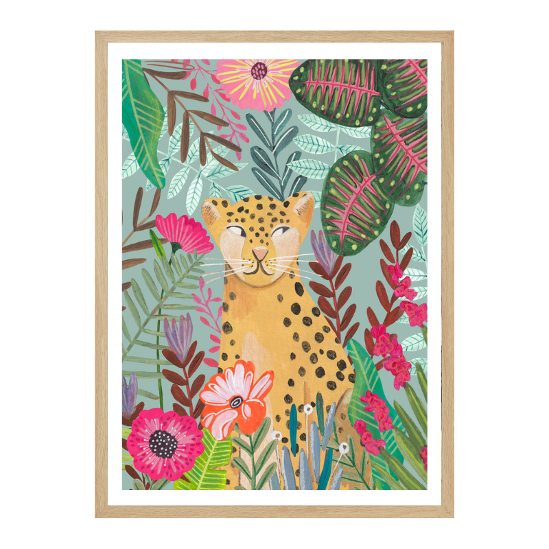 Cuadro "Leopard in the Jungle"