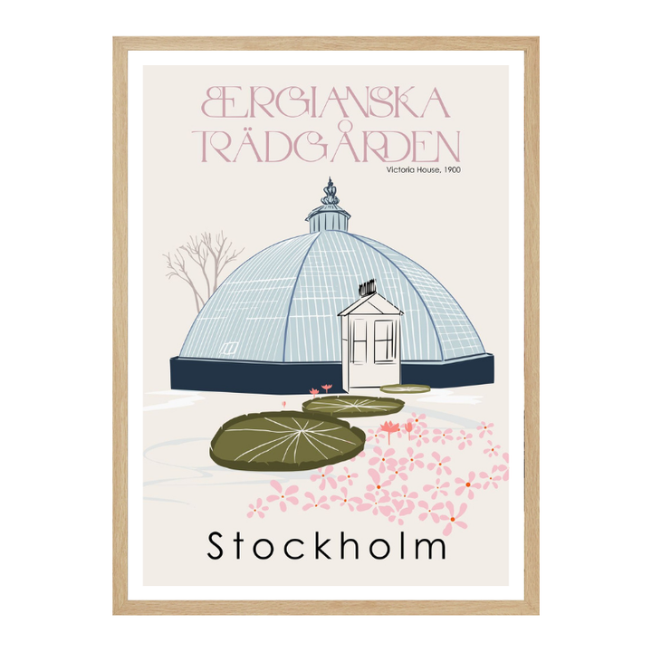 Cuadro "Bergianska Trädgården"