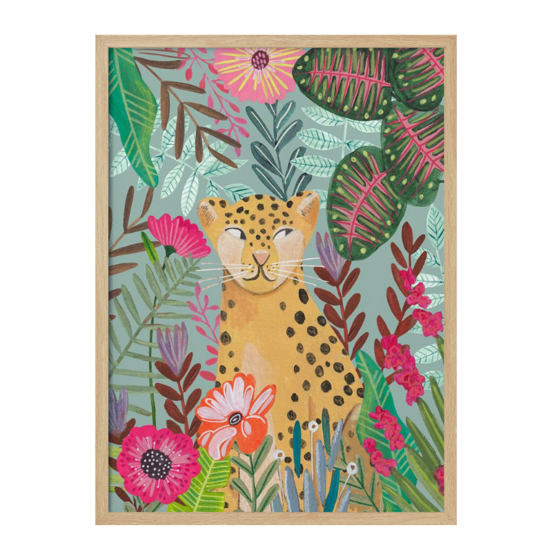 Cuadro "Leopard in the Jungle"