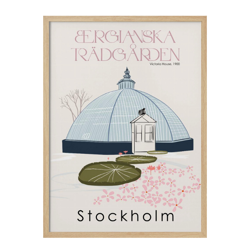 Cuadro "Bergianska Trädgården"