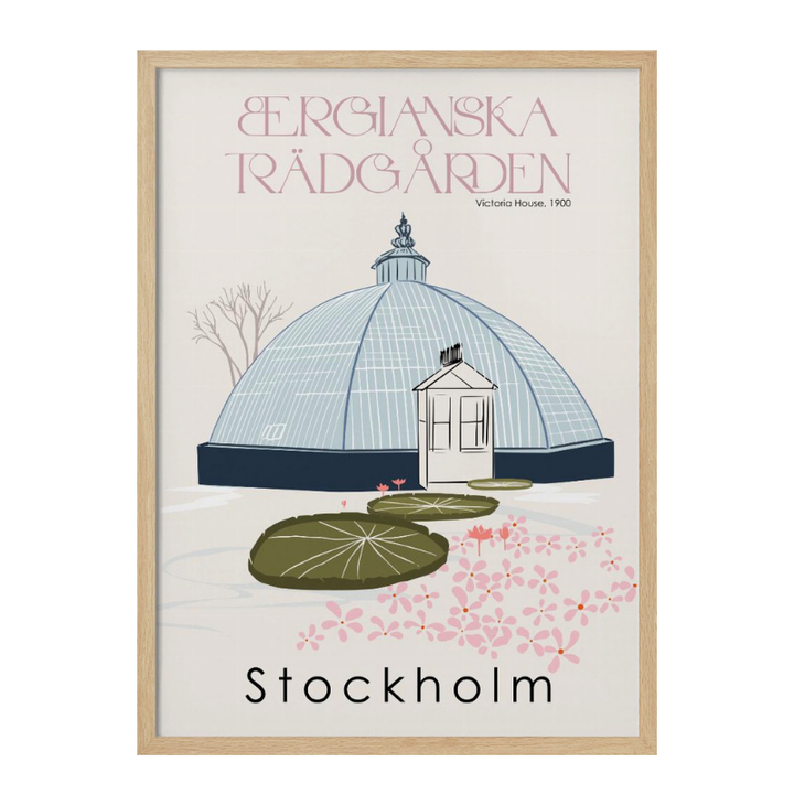 Cuadro "Bergianska Trädgården"