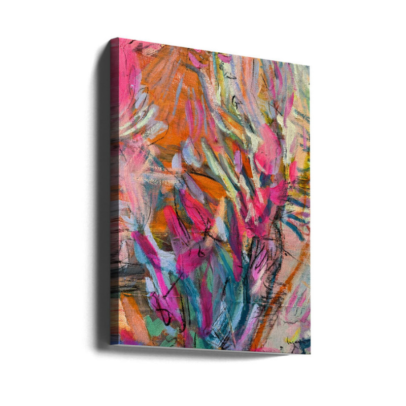 Cuadro "Pink abstract petals"