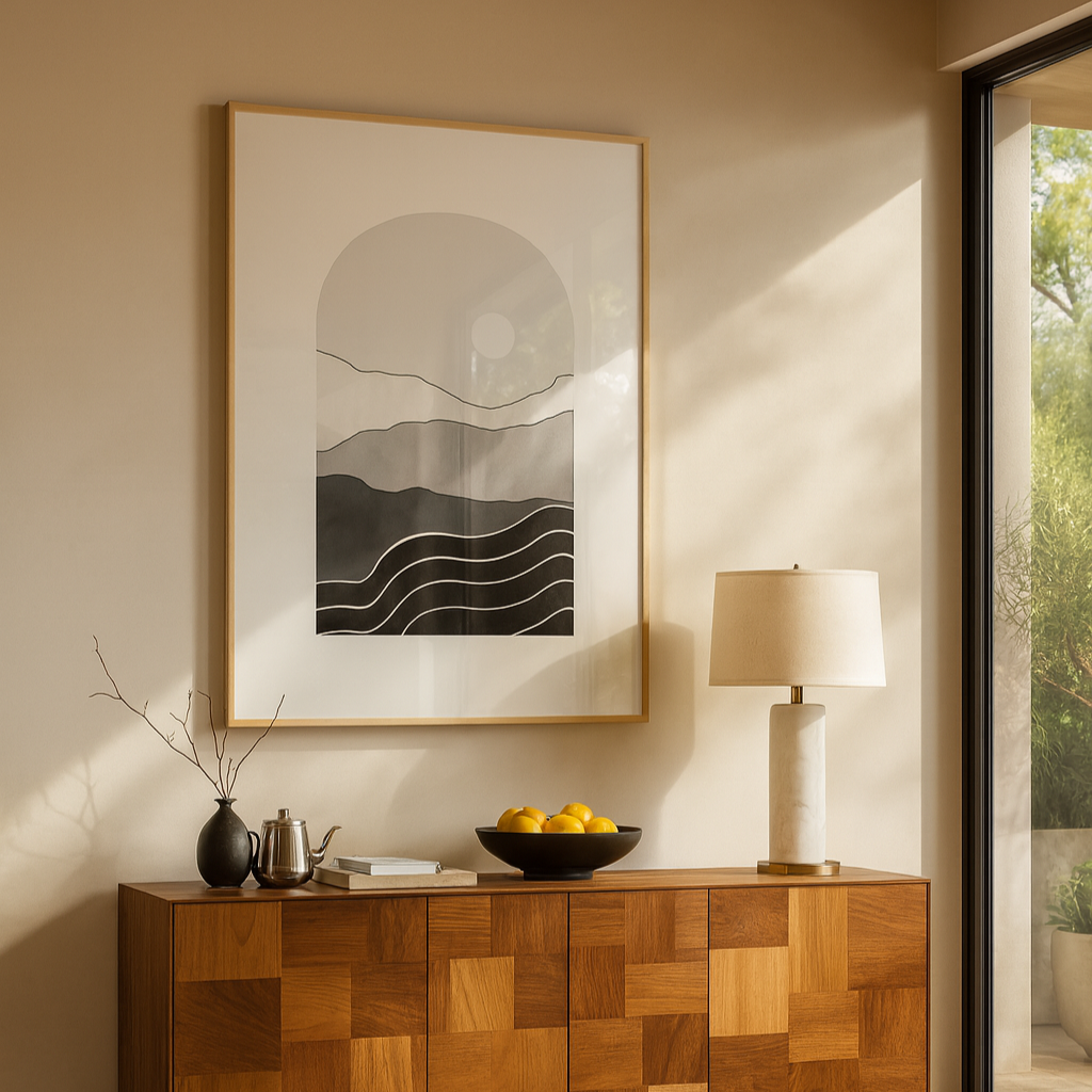Cuadro "Abstract landscape"