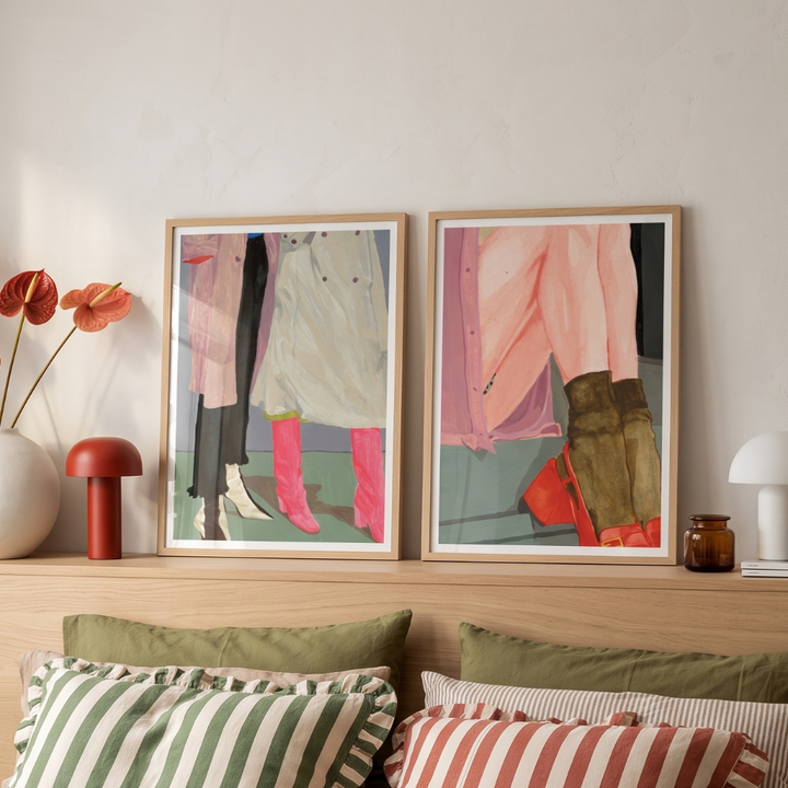 Cuadro "Pink Boots Style"