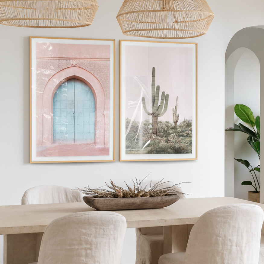 Cuadro "Pink Saguaro"