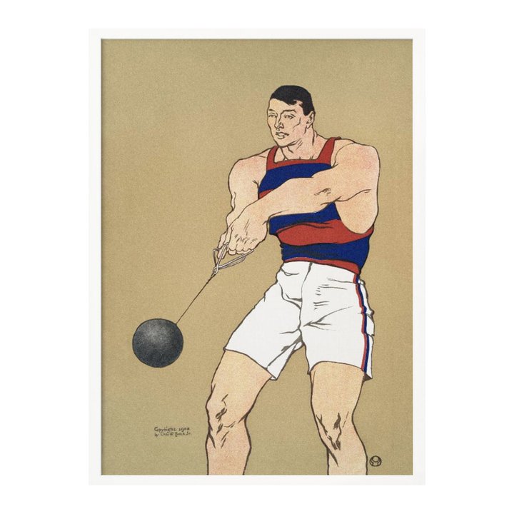 Hammer Throw Art Print