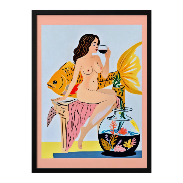 Fishy Shananigans Art Print