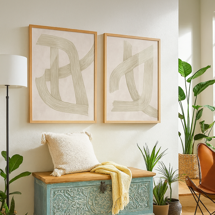 Cuadro "Abstract Sophisticated Line II"