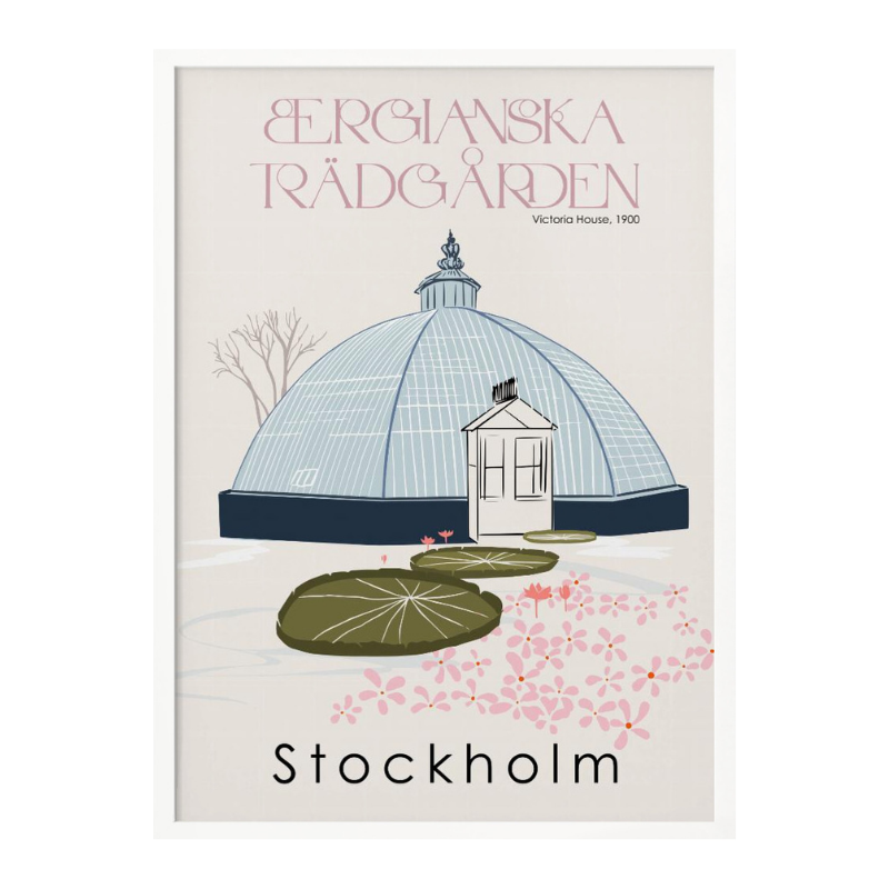 Cuadro "Bergianska Trädgården"