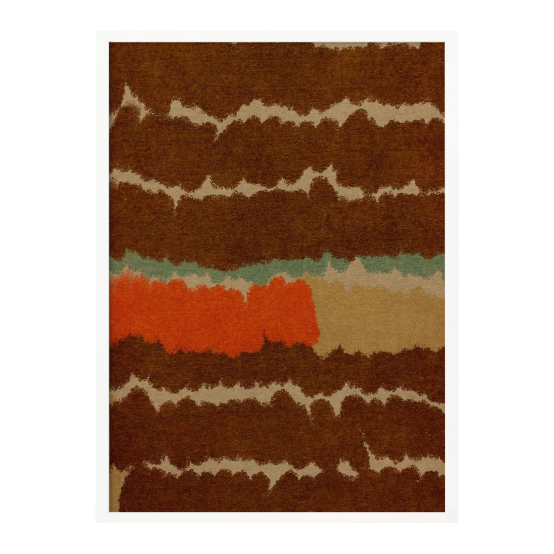 Cuadro "Earthy Stripe Abstract"