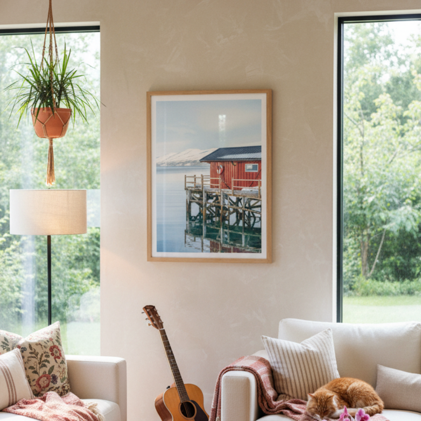 Cuadro "Winter in Norway"