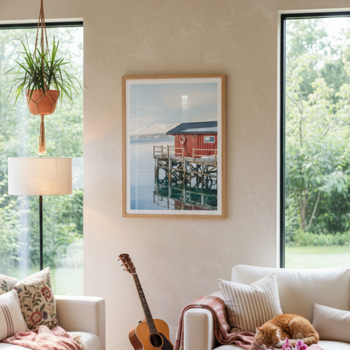 Cuadro "Winter in Norway"