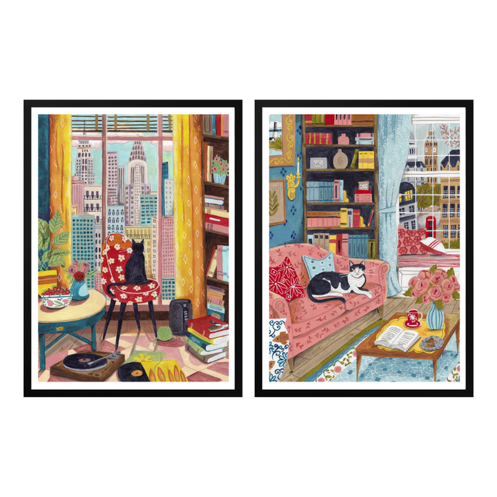 Set de cuadros "Cozy City Moments"