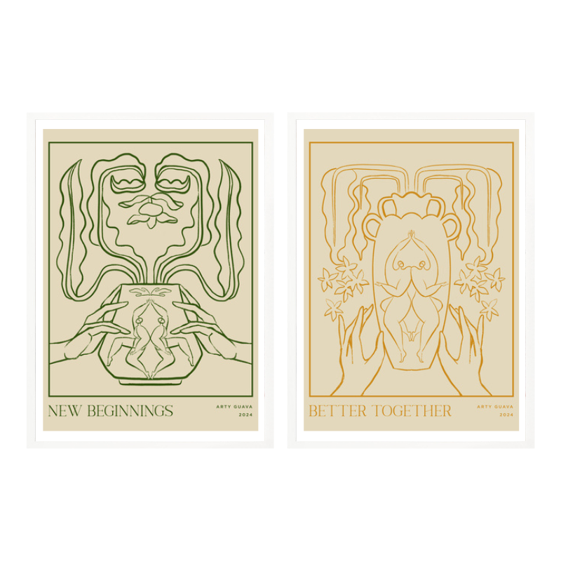 Set "Roots and Renewal" Art Prints