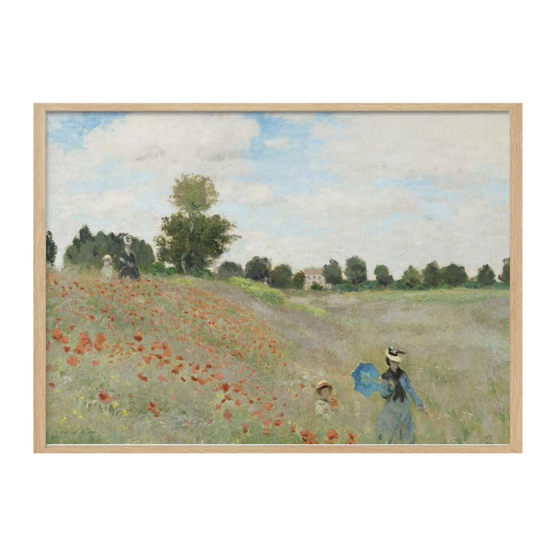 Cuadro "Poppy Field Near Argenteuil (1873)"
