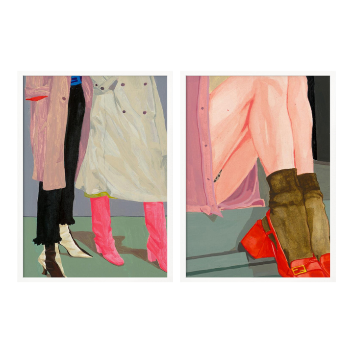 Set de cuadros "Street Style Footwear"