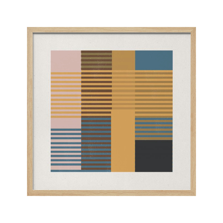 Cuadro "Modern Color Block Grid"
