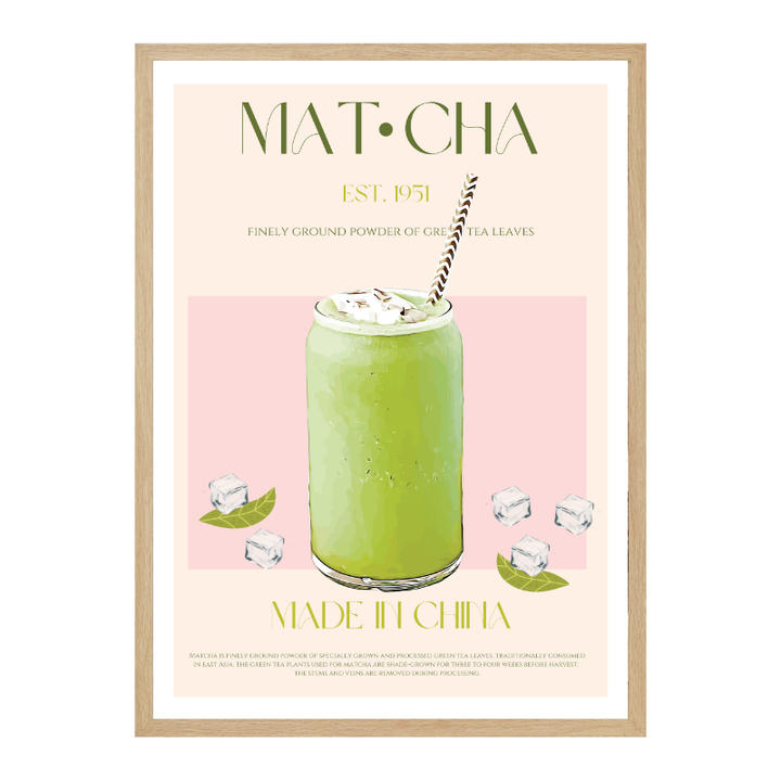 Cuadro "Chilled Matcha Drink"