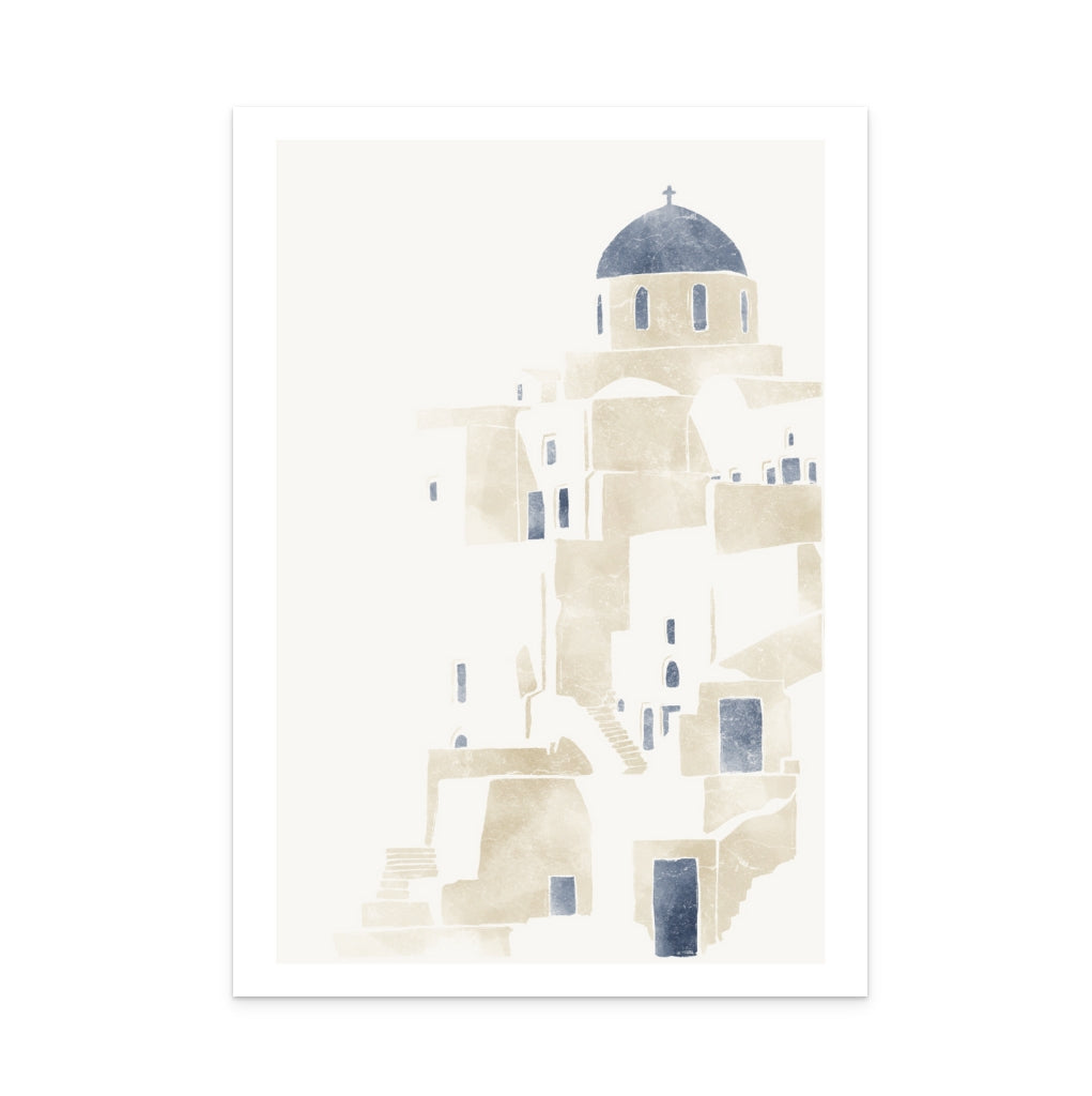 Santorini I Art Print