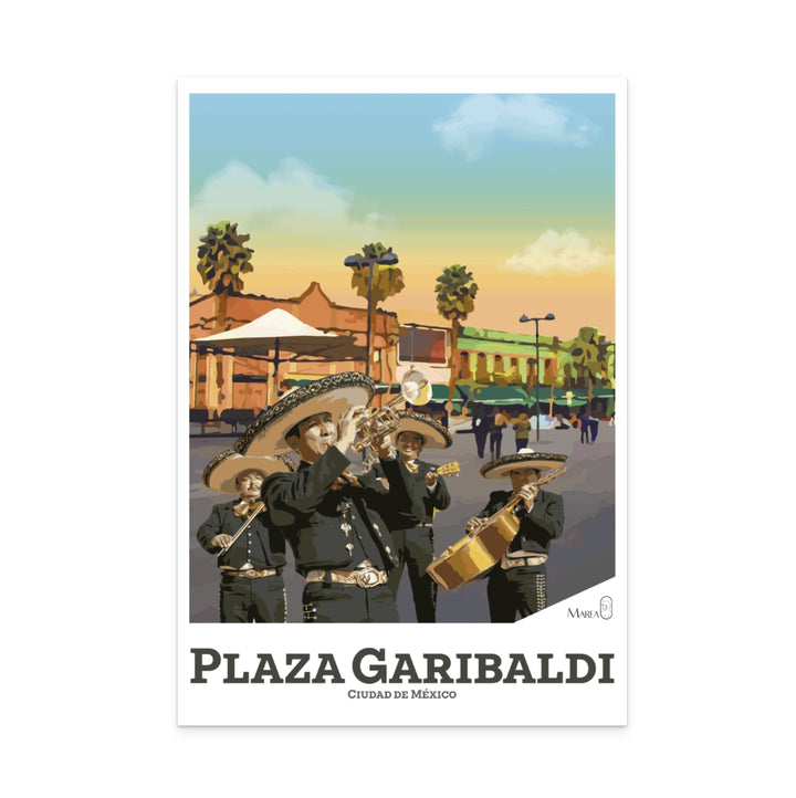 Plaza Gribaldi Art Print