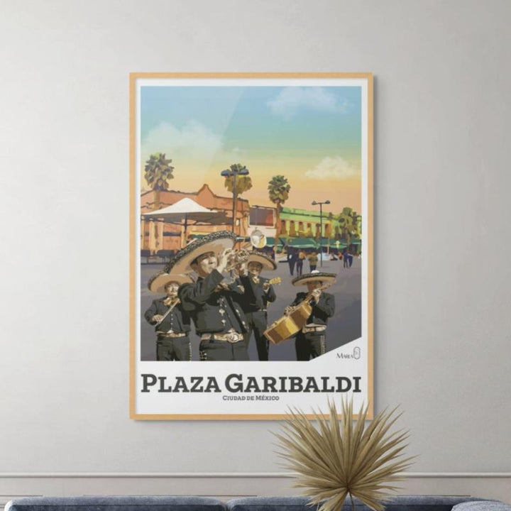 Plaza Gribaldi Art Print