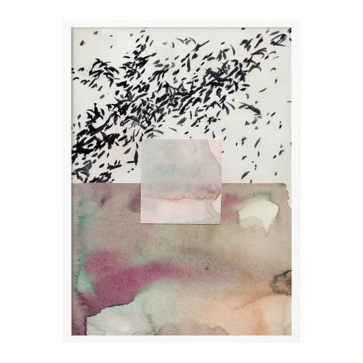 Watercolor abstract composition 7 Art Print