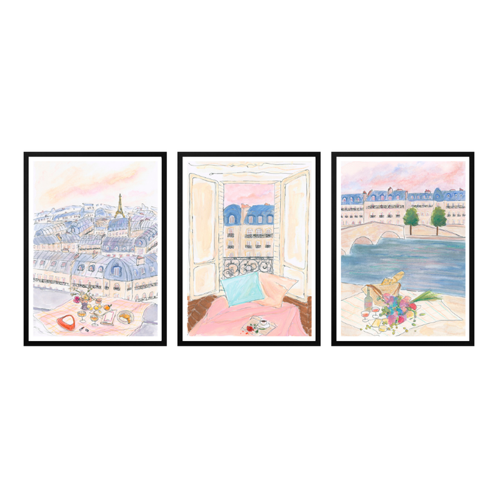 Set de cuadros "Paris Daydream"