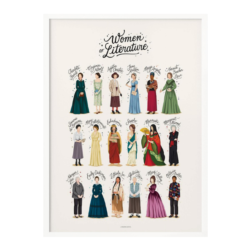 Women of Literature Art Print