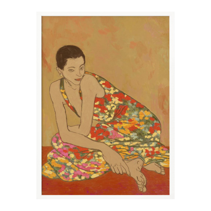 Flower dress Art Print