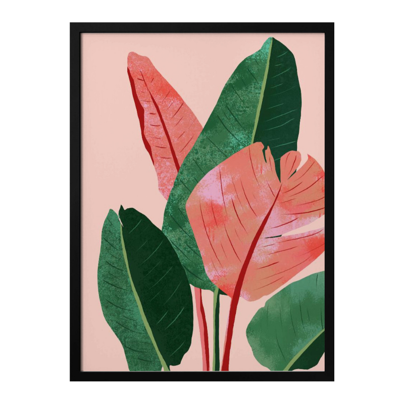 Blush Tropical Art Print