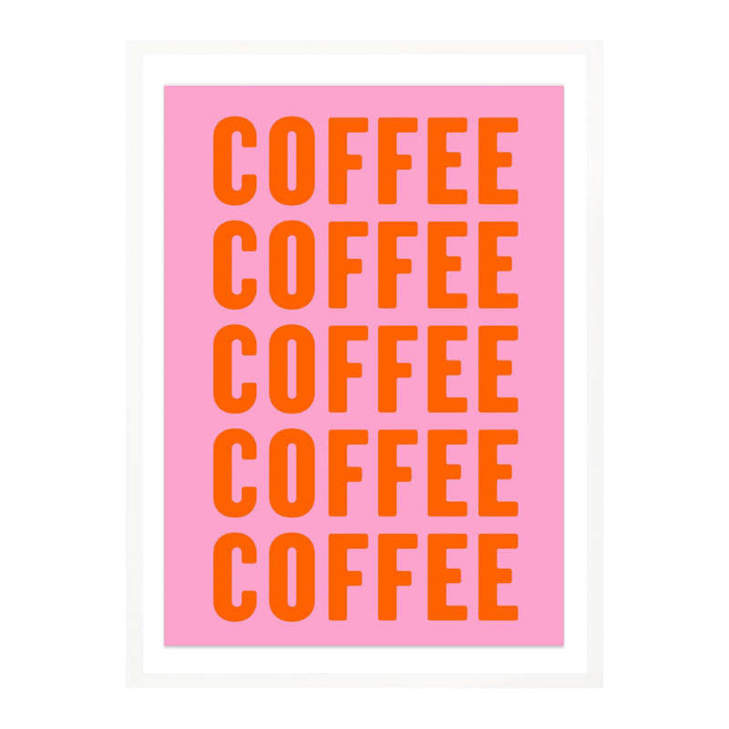 Coffee Obsession Art Print