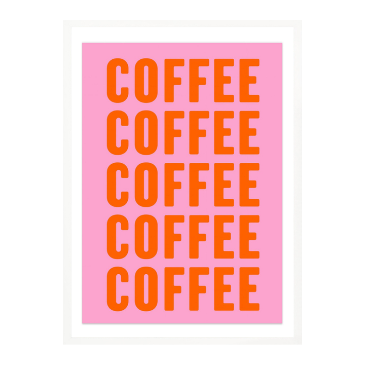 Coffee Obsession Art Print