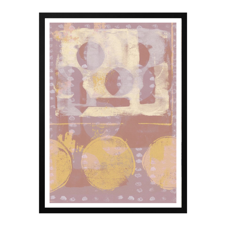 Cuadro "Rose Gold Abstract Shapes"