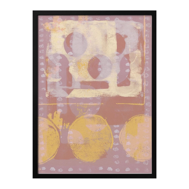 Cuadro "Rose Gold Abstract Shapes"