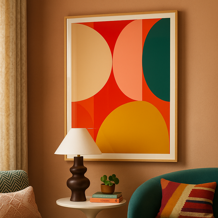 Cuadro "Mid Century Pastel 13"