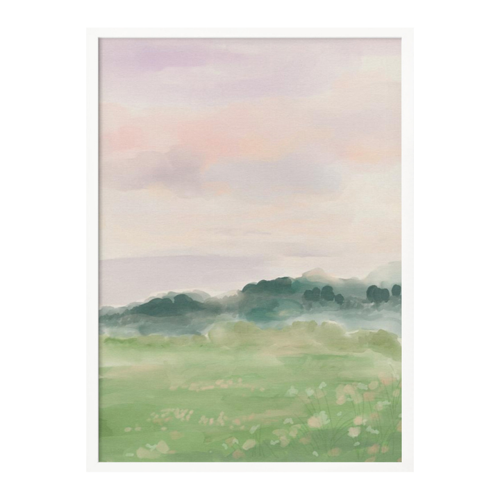 Cuadro "Misty Morning Fields"