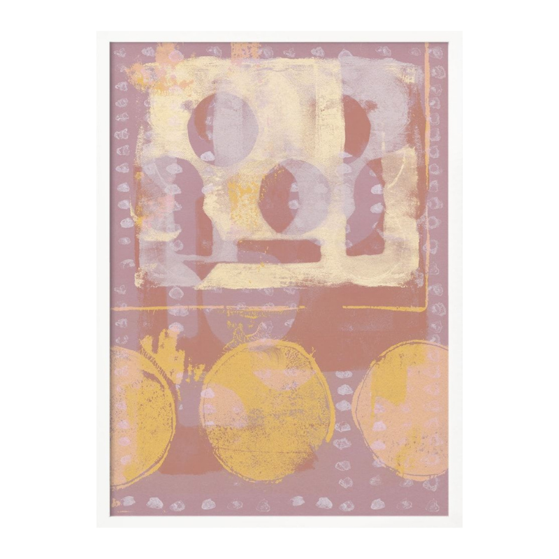 Cuadro "Rose Gold Abstract Shapes"