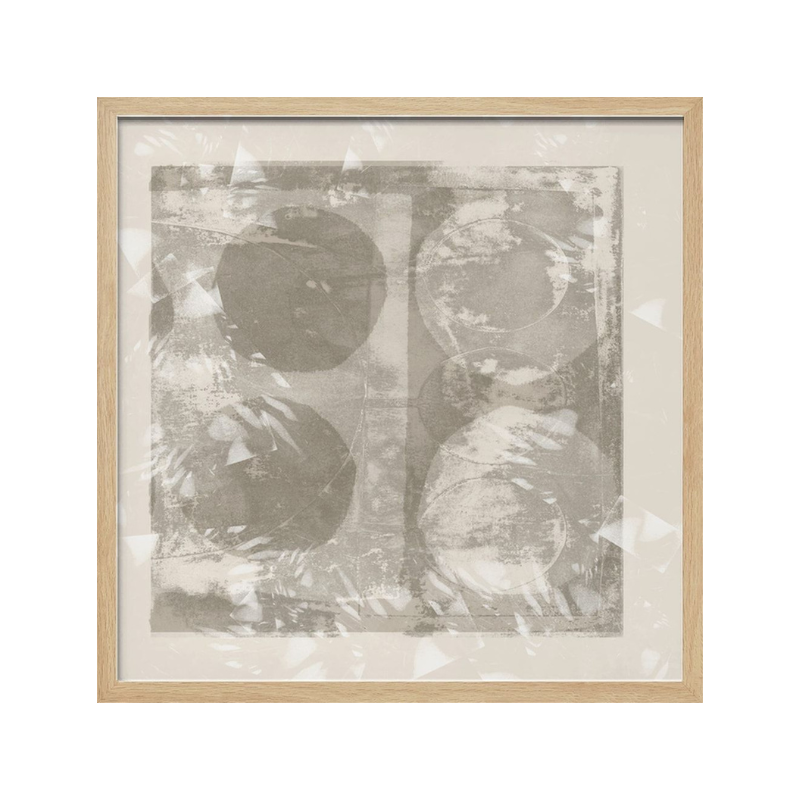 Cuadro "Distressed Neutral Circles"