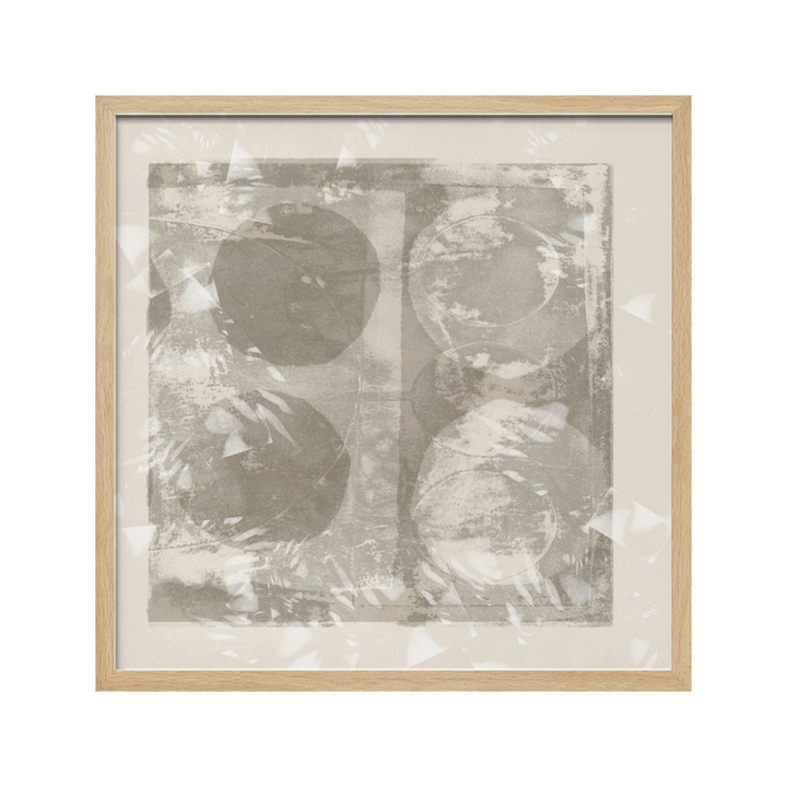 Cuadro "Distressed Neutral Circles"