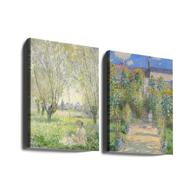 Set de cuadros "Impressionist Gardens"