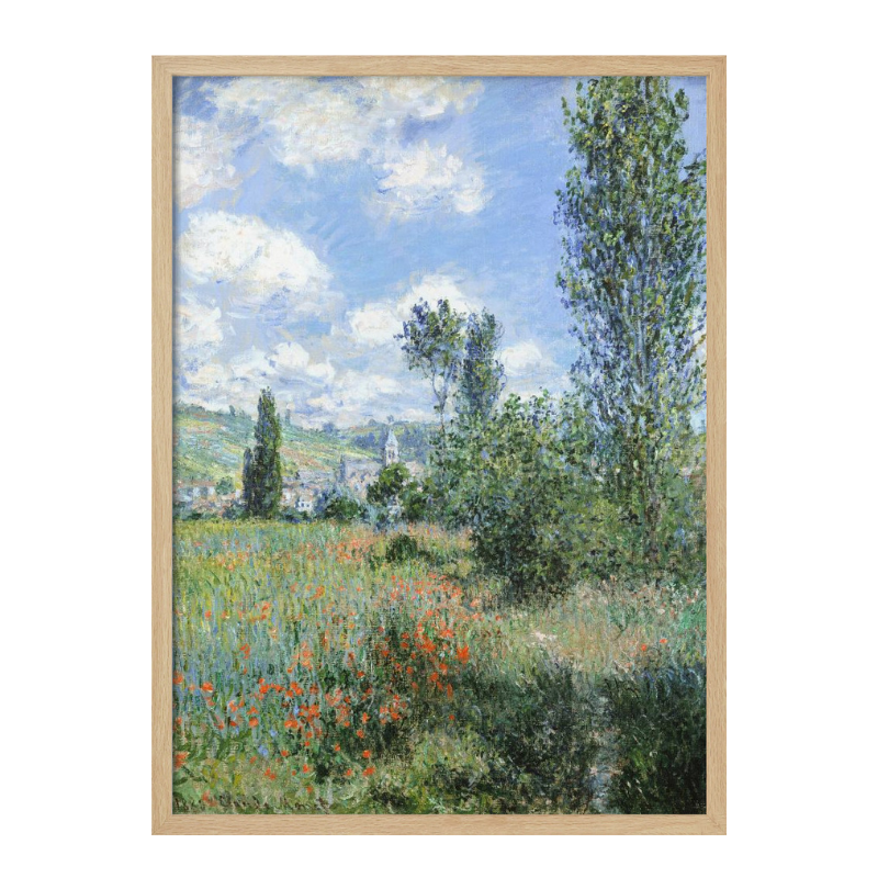 Cuadro "View of VActheuil (1880)"