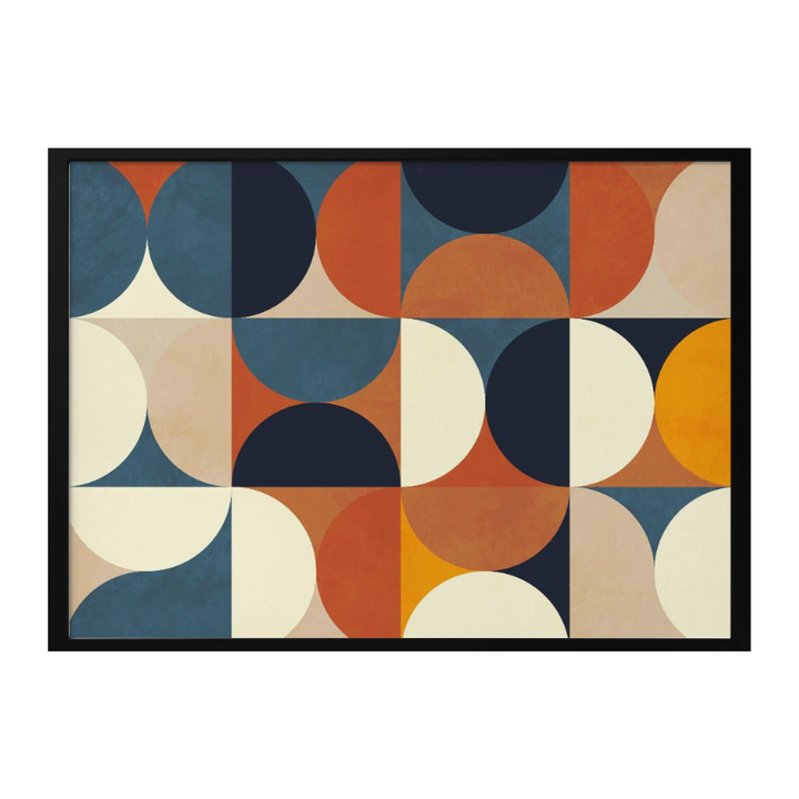 Geometry New12 Marron Art Print