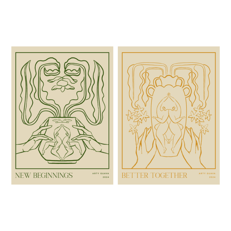 Set "Roots and Renewal" Art Prints